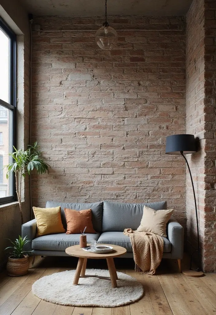 29 Industrial Living Room Designs That Showcase Raw and Stylish Aesthetics 21 29 Industrial Living Room Designs That Showcase Raw and Stylish Aesthetics - 21. Textured Walls