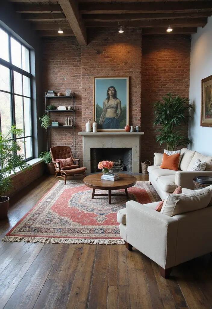 29 Industrial Living Room Designs That Showcase Raw and Stylish Aesthetics 27 29 Industrial Living Room Designs That Showcase Raw and Stylish Aesthetics - 27. Create Zones