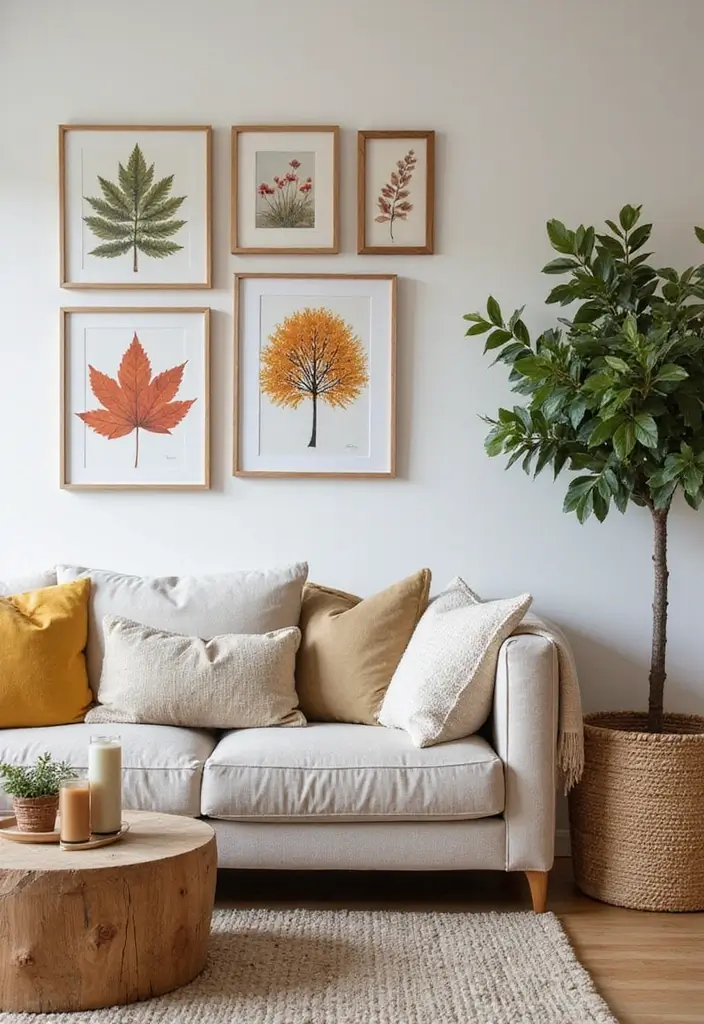 29 Large Living Room Wall Decor Ideas That Fill Big Empty Walls Beautifully 29 29 Large Living Room Wall Decor Ideas That Fill Big Empty Walls Beautifully - 29. Seasonal Decor Swaps