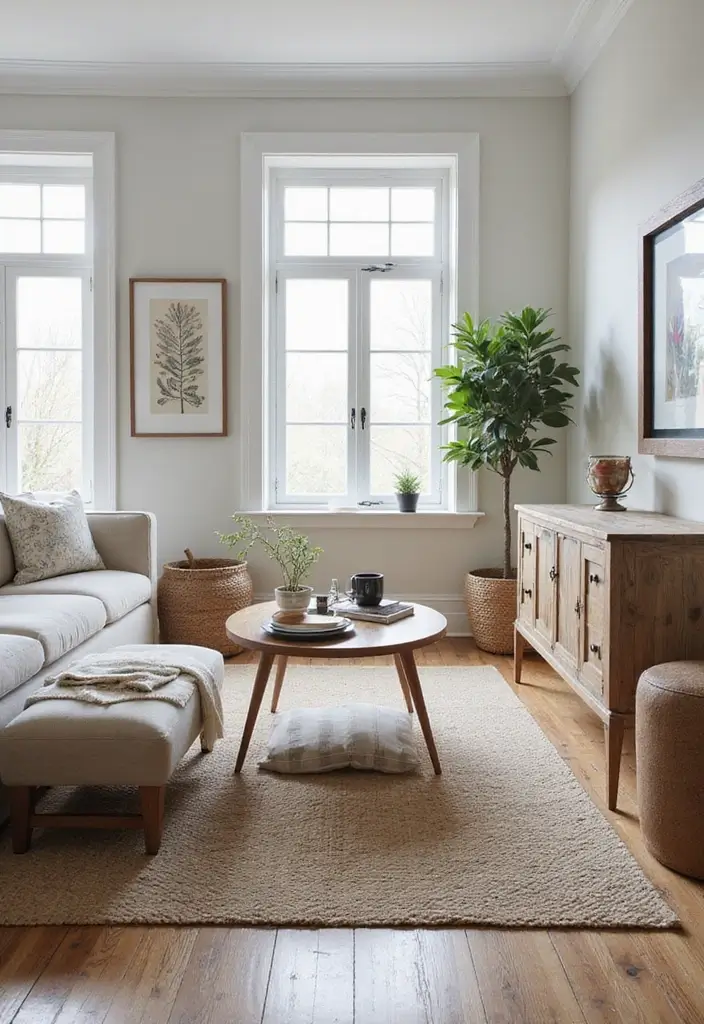 29 Modern Farmhouse Living Room Ideas Full of Rustic Elegance 15 29 Modern Farmhouse Living Room Ideas Full of Rustic Elegance - 15. Multi-Functional Furniture