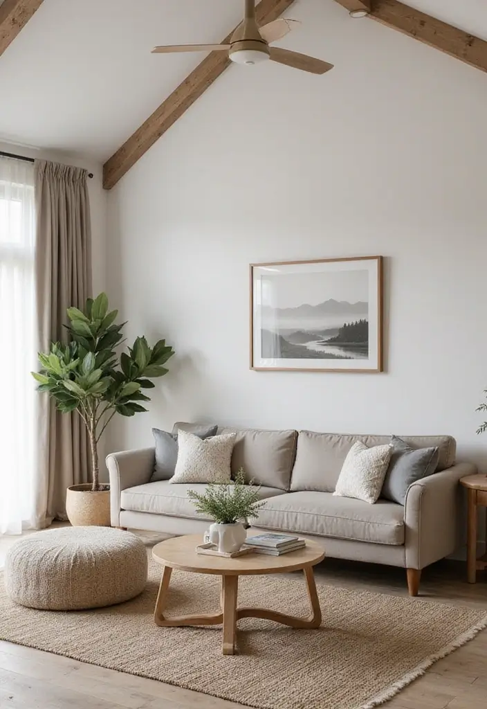 29 Modern Farmhouse Living Room Ideas Full of Rustic Elegance 20 29 Modern Farmhouse Living Room Ideas Full of Rustic Elegance - 20. Neutral and Earthy Color Schemes