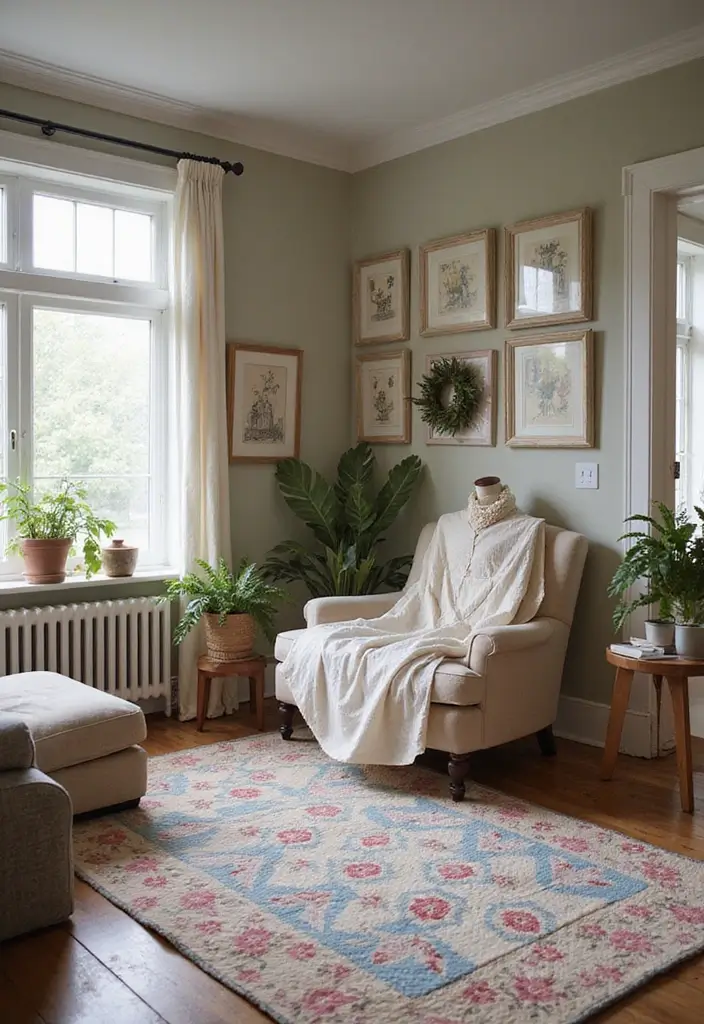 29 Modern Farmhouse Living Room Ideas Full of Rustic Elegance 22 29 Modern Farmhouse Living Room Ideas Full of Rustic Elegance - 22. Vintage Fashion Statement