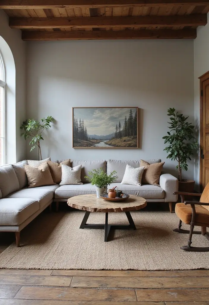 29 Modern Farmhouse Living Room Ideas Full of Rustic Elegance 3 29 Modern Farmhouse Living Room Ideas Full of Rustic Elegance - 3. Modern Rustic Furniture