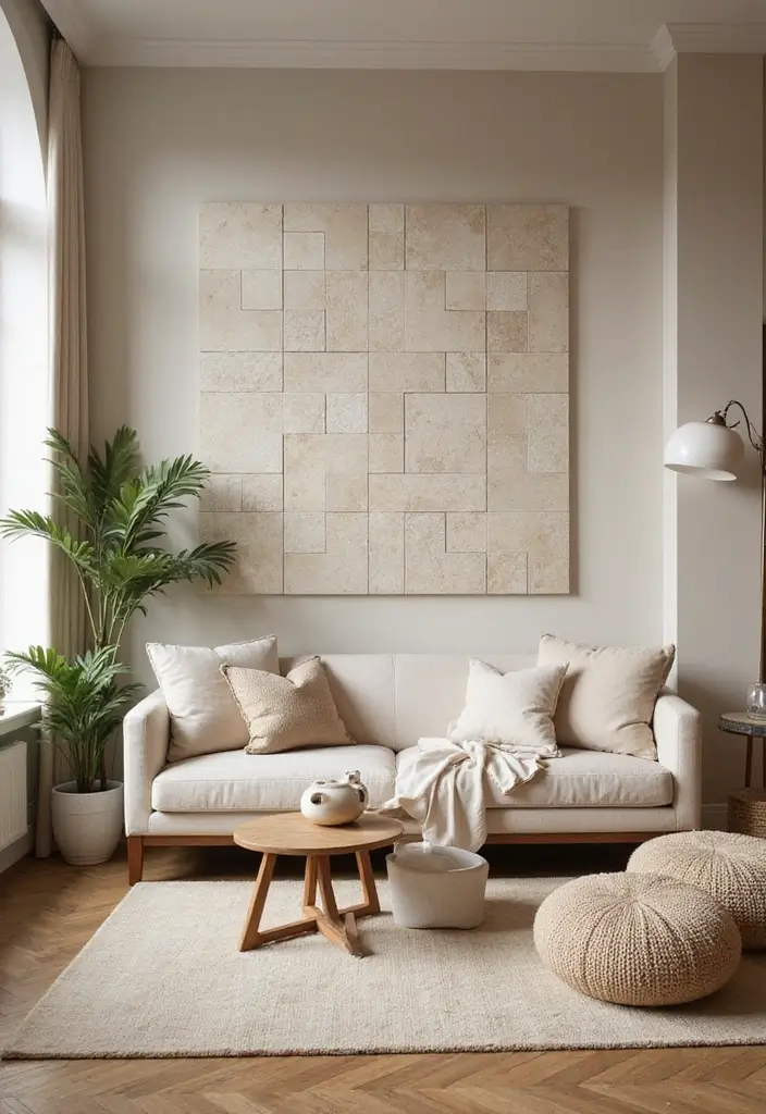 29 Modern Tiles for Living Room Floor Ideas That Redefine Interiors 19 29 Modern Tiles for Living Room Floor Ideas That Redefine Interiors - 19. Feng Shui Tiles