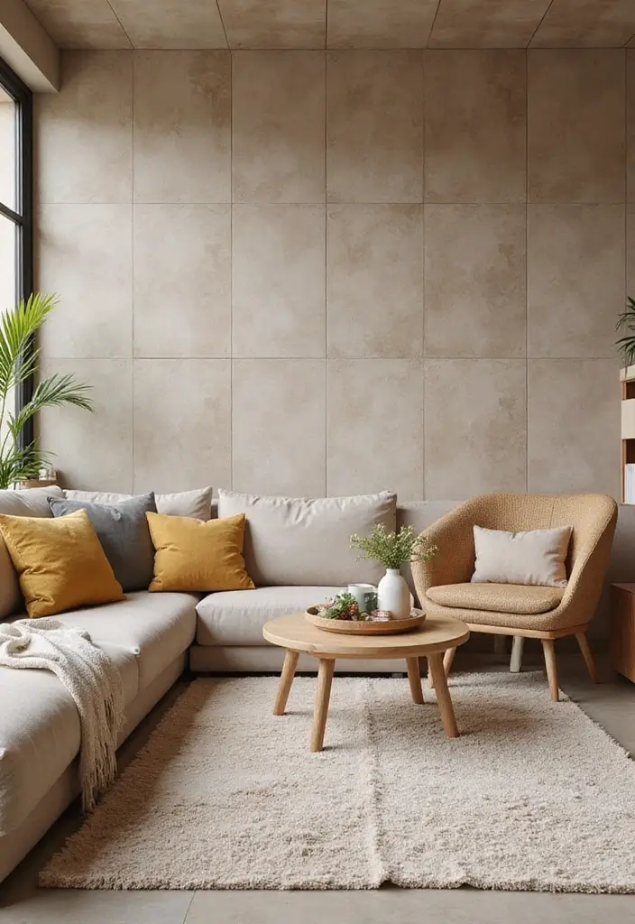 29 Modern Tiles for Living Room Floor Ideas That Redefine Interiors 23 29 Modern Tiles for Living Room Floor Ideas That Redefine Interiors - 23. Soft Touch Tiles
