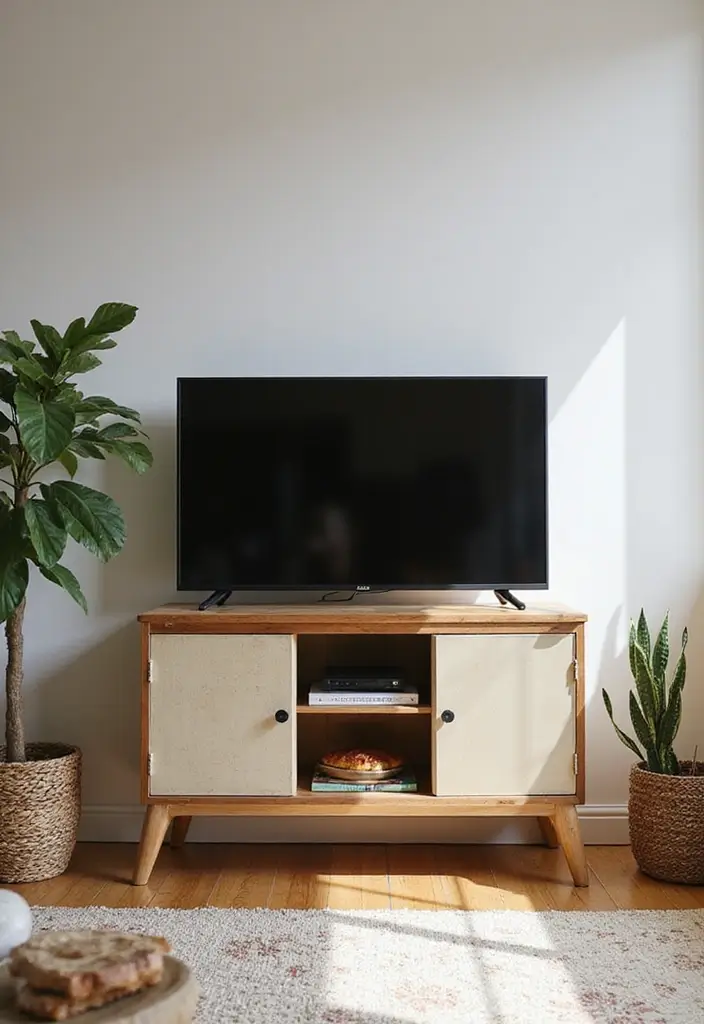 29 TV Cabinet Design for Living Room Ideas That Maximize Space and Style 16 29 TV Cabinet Design for Living Room Ideas That Maximize Space and Style - 16. Repurposed Furniture TV Cabinets