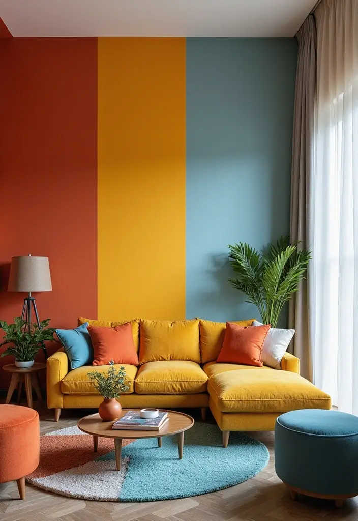 30 Best Living Room Bloxburg Ideas to Inspire Your Dream Build 25 30 Best Living Room Bloxburg Ideas to Inspire Your Dream Build - 25. Color Blocking