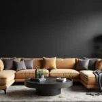 30 Black Wall Living Room Ideas That Look Bold, Dramatic, and Modern
