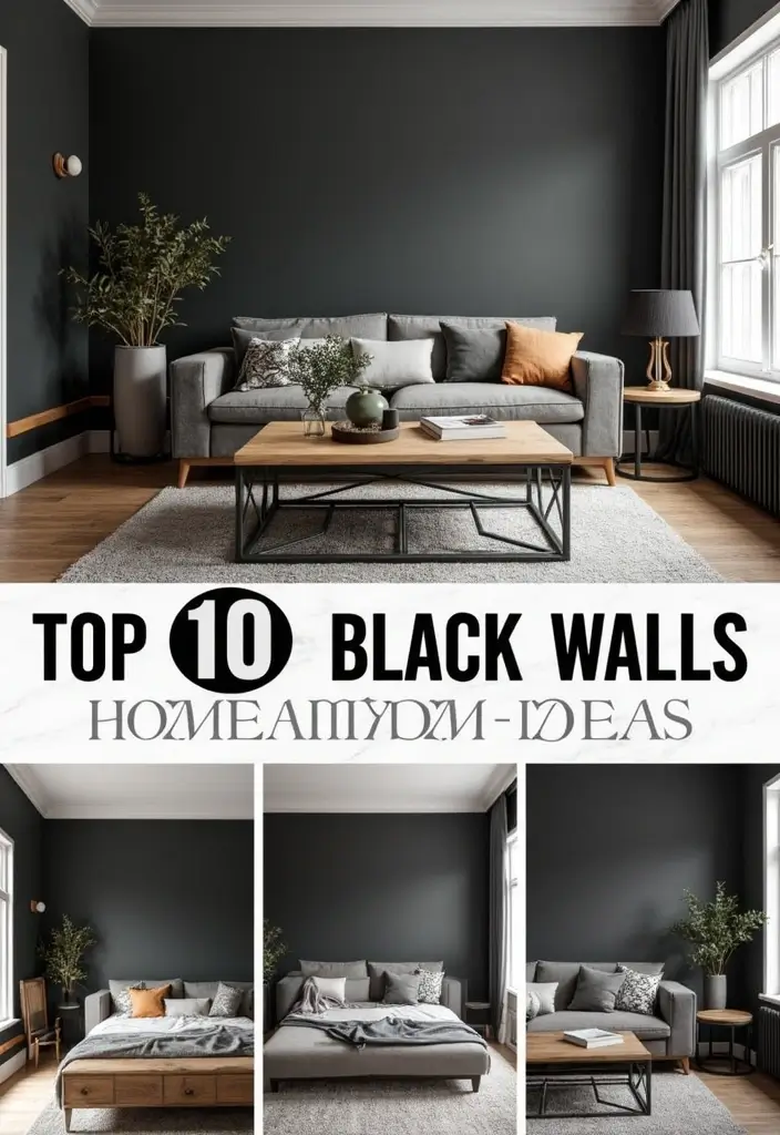 30 Black Wall Living Room Ideas That Look Bold, Dramatic, and Modern - Conclusion