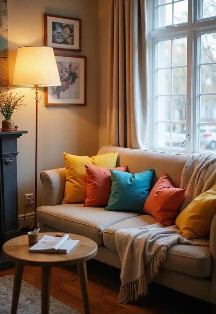 30 College Apartment Living Room Ideas for Budget-Friendly Style 1 30 College Apartment Living Room Ideas for Budget-Friendly Style - 1. Cozy Corner Nook