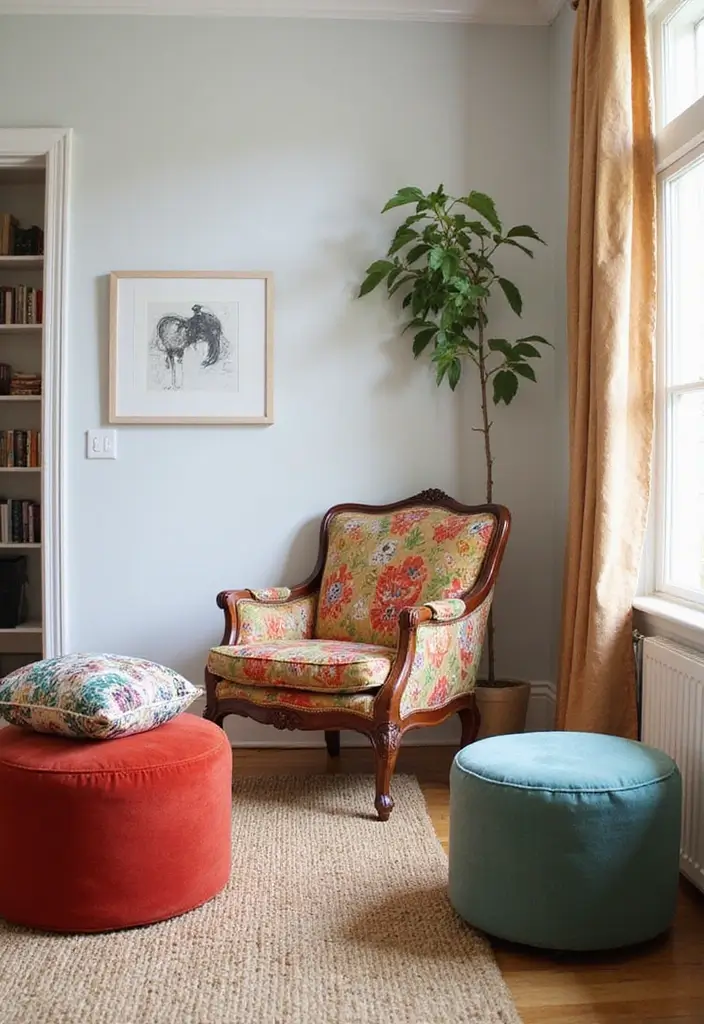 30 College Apartment Living Room Ideas for Budget-Friendly Style 10 30 College Apartment Living Room Ideas for Budget-Friendly Style - 10. Accent Furniture
