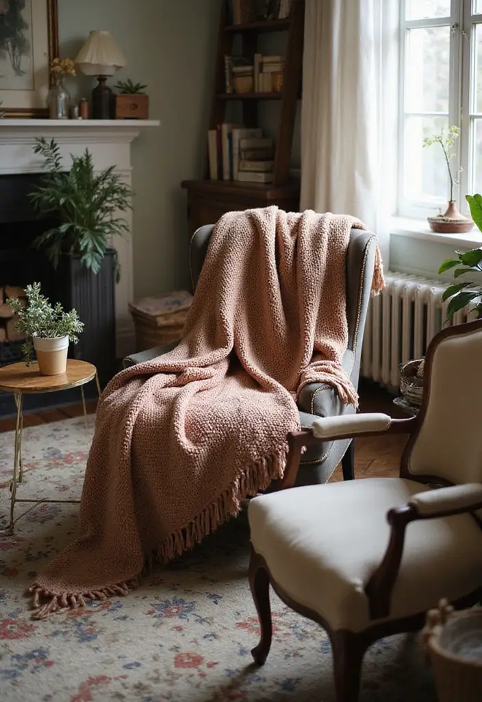 30 College Apartment Living Room Ideas for Budget-Friendly Style 13 30 College Apartment Living Room Ideas for Budget-Friendly Style - 13. Textured Blankets