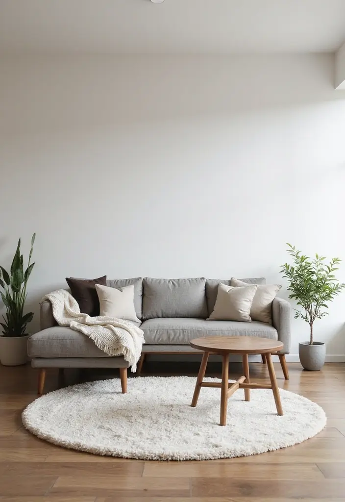 30 College Apartment Living Room Ideas for Budget-Friendly Style 17 30 College Apartment Living Room Ideas for Budget-Friendly Style - 17. Minimalist Design