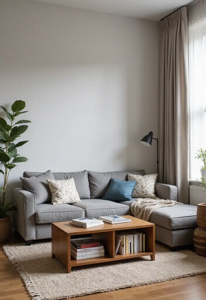 30 College Apartment Living Room Ideas for Budget-Friendly Style 3 30 College Apartment Living Room Ideas for Budget-Friendly Style - 3. Multifunctional Furniture