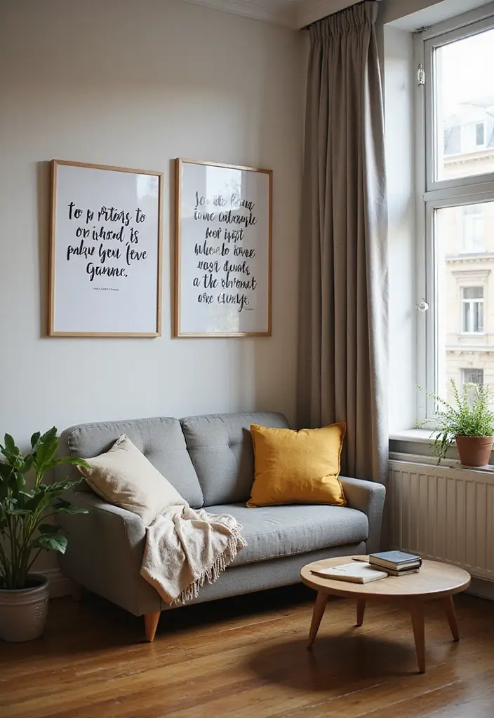 30 College Apartment Living Room Ideas for Budget-Friendly Style 30 30 College Apartment Living Room Ideas for Budget-Friendly Style - 30. Inspirational Quotes