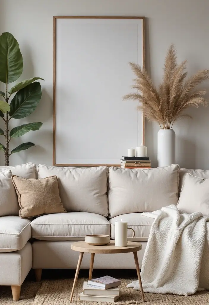 30 Contemporary Living Room Designs That Redefine Modern Style - 26. Layering Decor Items