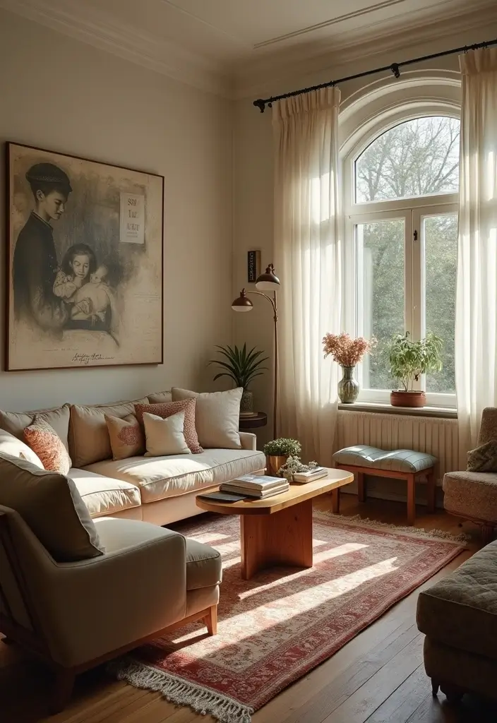 30 Contemporary Living Room Designs That Redefine Modern Style - 28. Integrating Family History