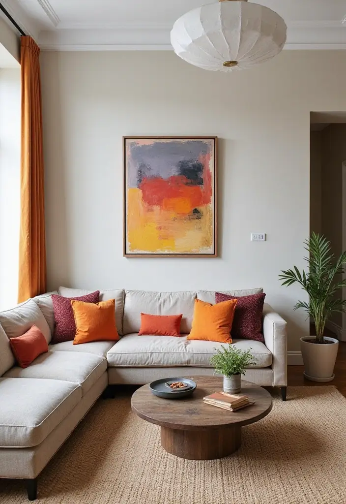 30 Contemporary Living Room Designs That Redefine Modern Style - 7. The Power of Color Accents