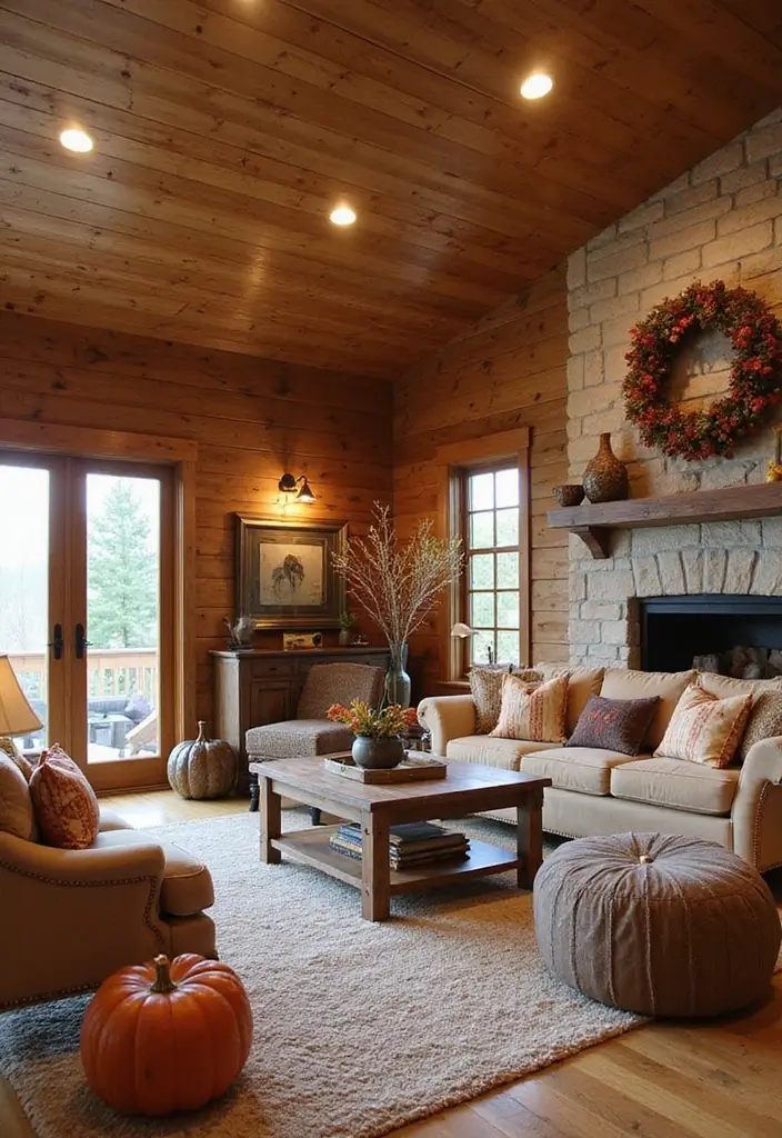 30 Fall Ceiling Designs for Living Room That Add Seasonal Warmth 3 30 Fall Ceiling Designs for Living Room That Add Seasonal Warmth - 3. Tongue and Groove Paneling