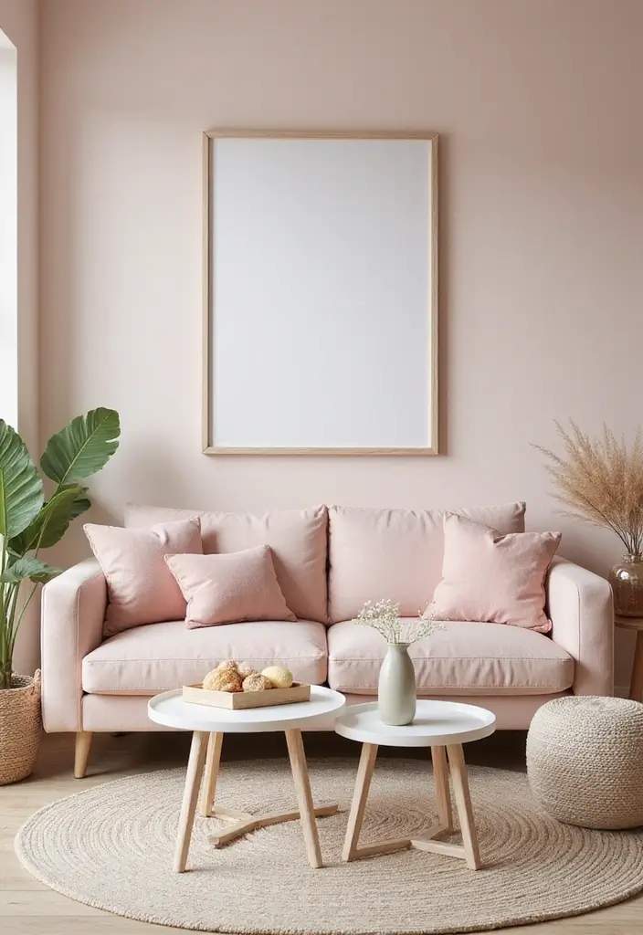 30 Girly Living Room Ideas That Add Fun Plus Chic Feminine Touches 2 30 Girly Living Room Ideas That Add Fun Plus Chic Feminine Touches - 2. Pastel Paradise