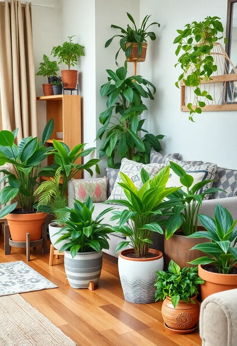 30 Girly Living Room Ideas That Add Fun Plus Chic Feminine Touches 20 30 Girly Living Room Ideas That Add Fun Plus Chic Feminine Touches - 20. Vibrant Houseplants