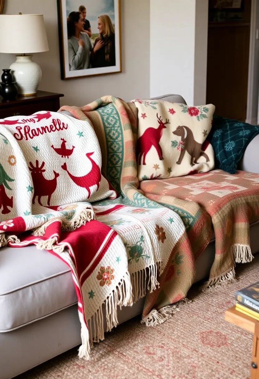 30 Girly Living Room Ideas That Add Fun Plus Chic Feminine Touches 22 30 Girly Living Room Ideas That Add Fun Plus Chic Feminine Touches - 22. Whimsical Throw Blankets