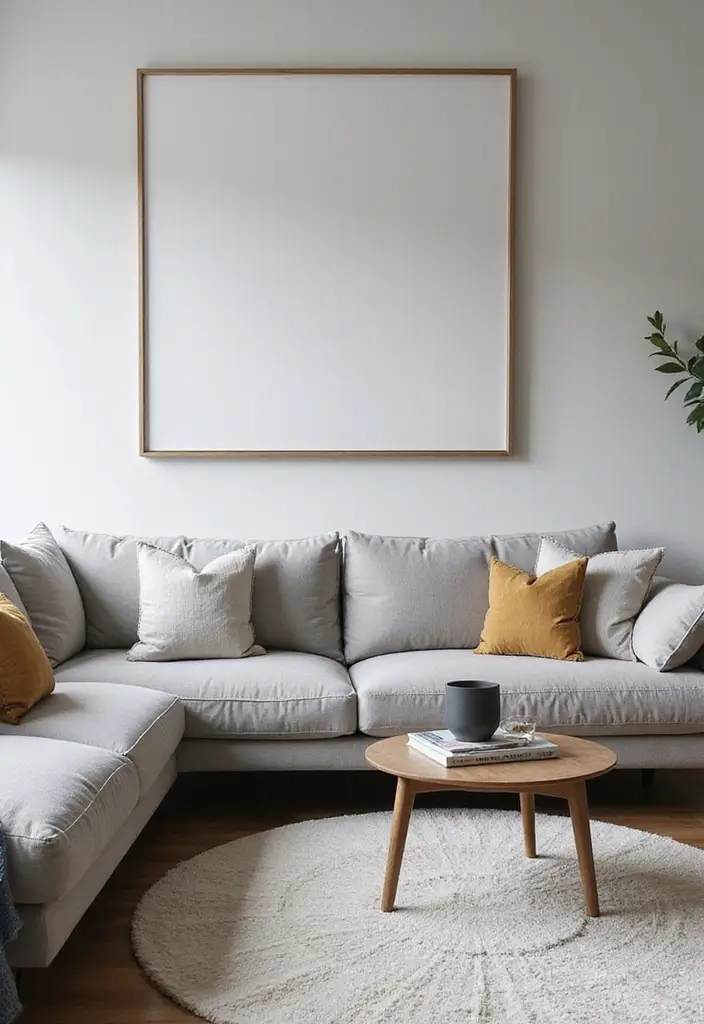 30 Grey Living Room Ideas That Balance Style, Comfort, and Modern Elegance - 19. Grey and White Contrast