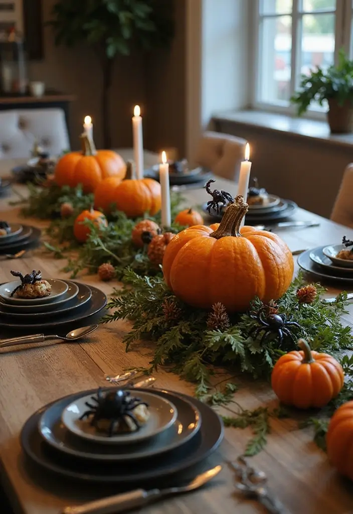 30 Halloween Living Room Decor Ideas That Are Spooky and Stylish 21 30 Halloween Living Room Decor Ideas That Are Spooky and Stylish - 21. Creepy Crawlies Table Centerpieces