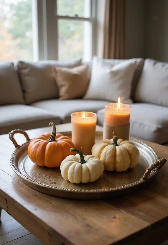 30 Halloween Living Room Decor Ideas That Are Spooky and Stylish 25 30 Halloween Living Room Decor Ideas That Are Spooky and Stylish - 25. Multi-Purpose Serving Trays
