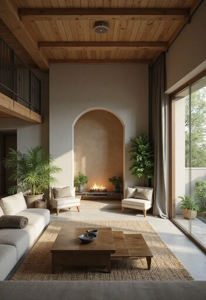 30 Living Room Minecraft Ideas to Build Cozy and Stylish Digital Homes - 21. Zen Sanctuary