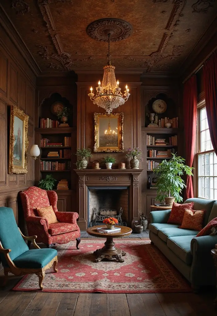 30 Living Room Minecraft Ideas to Build Cozy and Stylish Digital Homes - 3. Vintage Charm