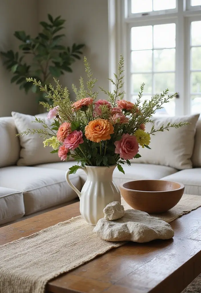 30 Living Room Table Decor Ideas That Instantly Style Your Space 1 30 Living Room Table Decor Ideas That Instantly Style Your Space - 1. Layered Textures