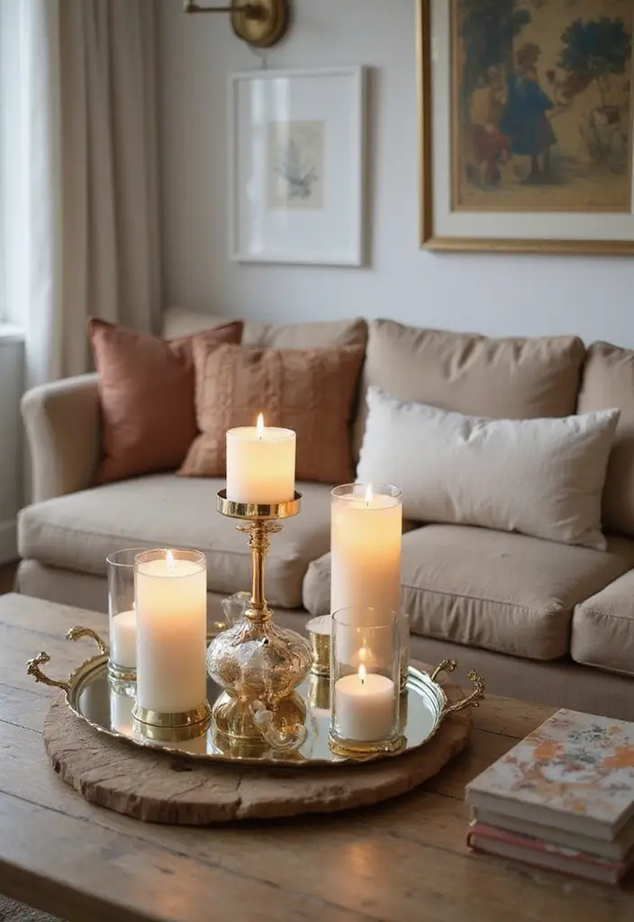 30 Living Room Table Decor Ideas That Instantly Style Your Space 12 30 Living Room Table Decor Ideas That Instantly Style Your Space - 12. Mirrors for Reflection