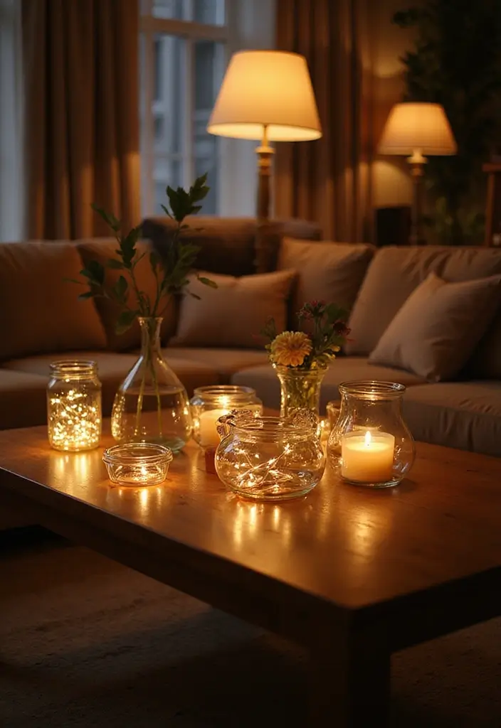 30 Living Room Table Decor Ideas That Instantly Style Your Space 15 30 Living Room Table Decor Ideas That Instantly Style Your Space - 15. Soft Lighting