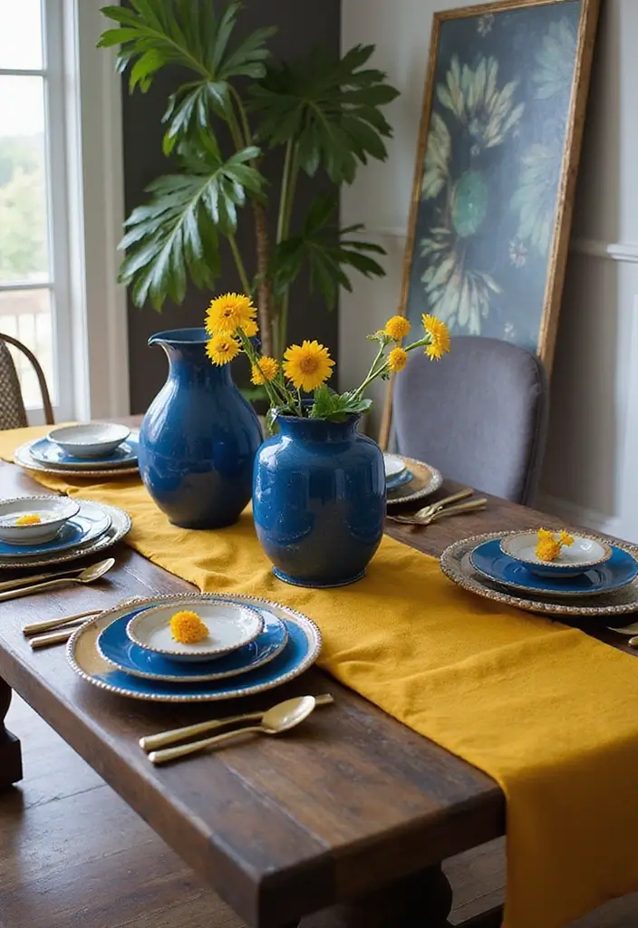 30 Living Room Table Decor Ideas That Instantly Style Your Space 16 30 Living Room Table Decor Ideas That Instantly Style Your Space - 16. Bold Color Combinations