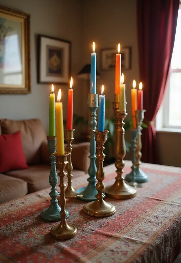 30 Living Room Table Decor Ideas That Instantly Style Your Space 3 30 Living Room Table Decor Ideas That Instantly Style Your Space - 3. Funky Candles