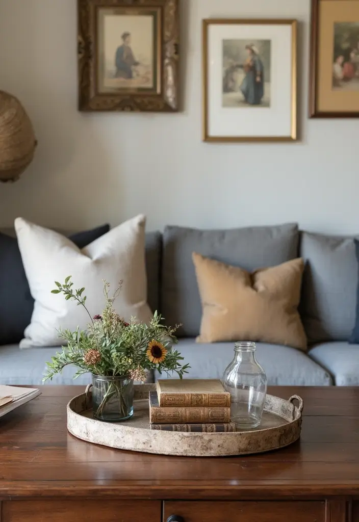 30 Living Room Table Decor Ideas That Instantly Style Your Space 5 30 Living Room Table Decor Ideas That Instantly Style Your Space - 5. Vintage Finds