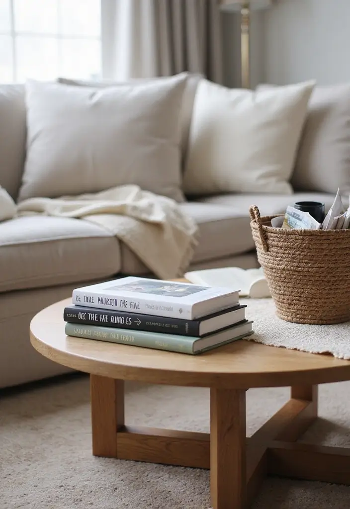 30 Living Room Table Decor Ideas That Instantly Style Your Space 7 30 Living Room Table Decor Ideas That Instantly Style Your Space - 7. Cozy Books & Magazines