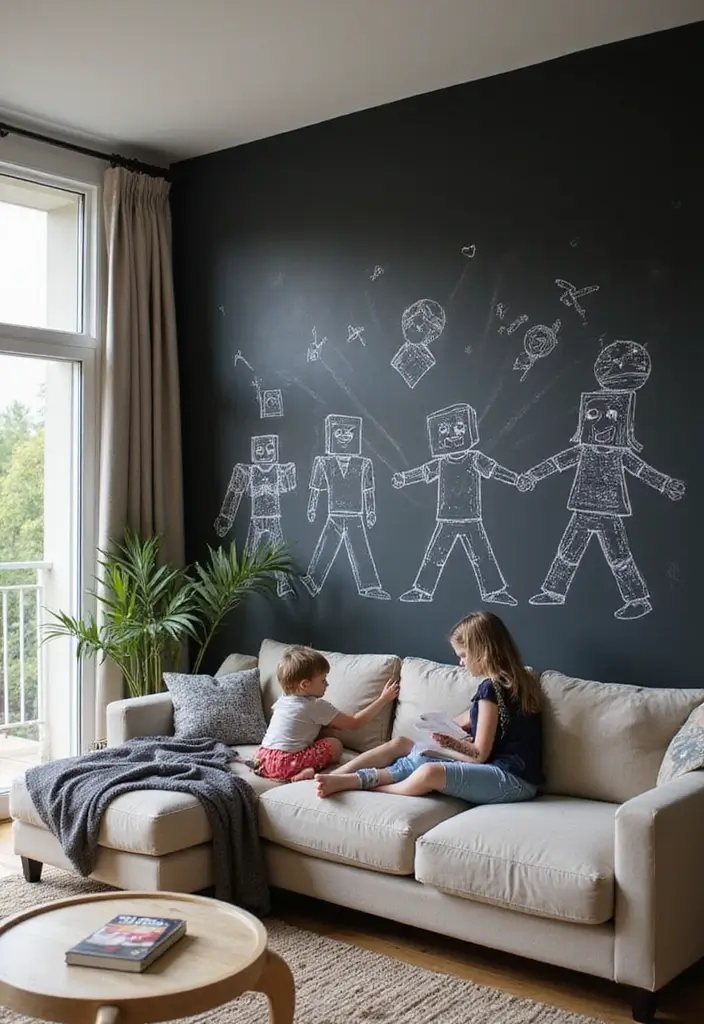 30 Minecraft Living Room Ideas to Build Cozy and Creative Spaces 10 30 Minecraft Living Room Ideas to Build Cozy and Creative Spaces - 10. Interactive Wall Features