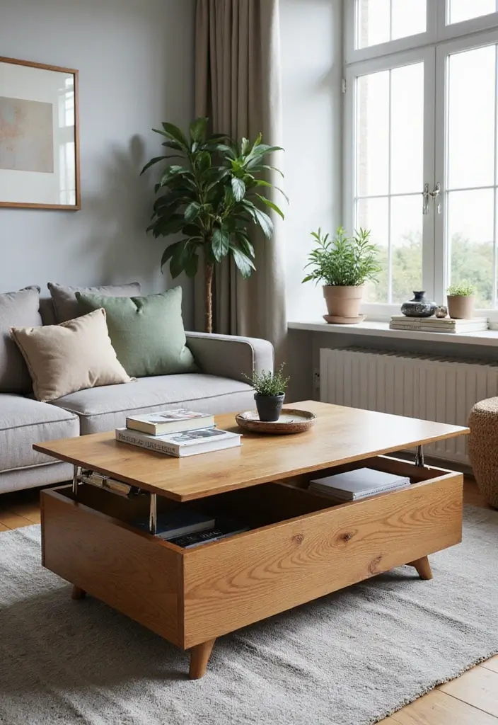 30 Smart Living Room Storage Ideas to Maximize Space and Style 1 30 Smart Living Room Storage Ideas to Maximize Space and Style - 1. Multifunctional Coffee Tables