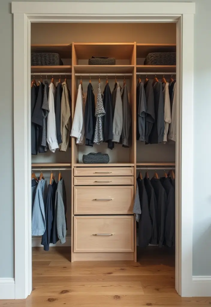 30 Smart Living Room Storage Ideas to Maximize Space and Style 29 30 Smart Living Room Storage Ideas to Maximize Space and Style - 29. Closet Systems