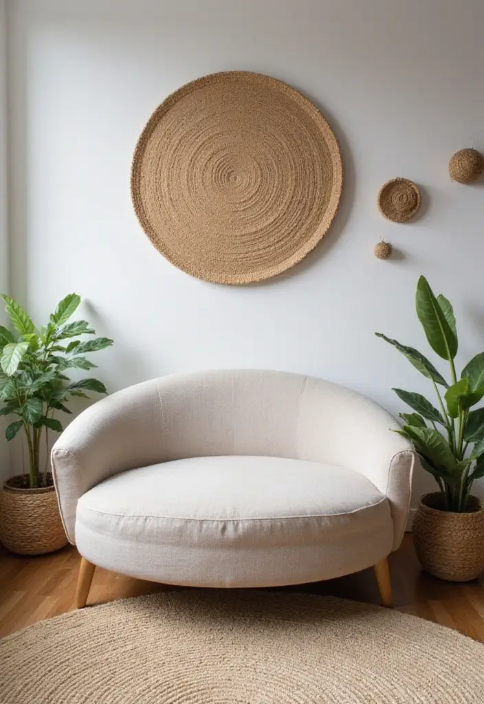 30 Sofa for Small Living Room Ideas That Maximize Comfort and Space 16 30 Sofa for Small Living Room Ideas That Maximize Comfort and Space - 16. Round Sofas for Unique Spaces