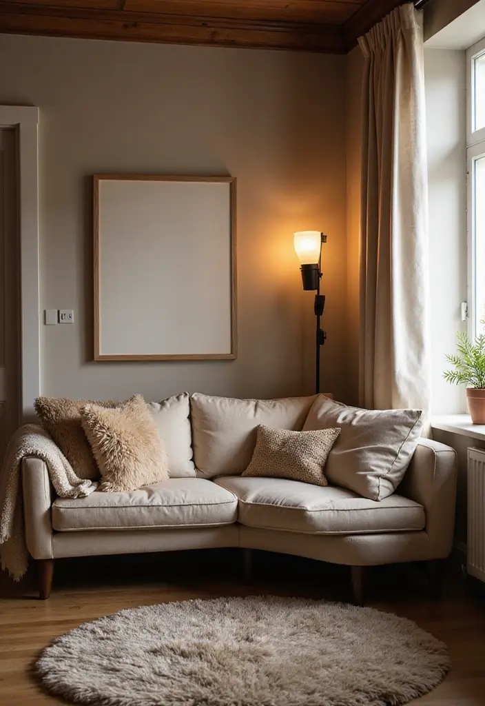 30 Sofa for Small Living Room Ideas That Maximize Comfort and Space 22 30 Sofa for Small Living Room Ideas That Maximize Comfort and Space - 22. Soft and Cozy Corner Sofas