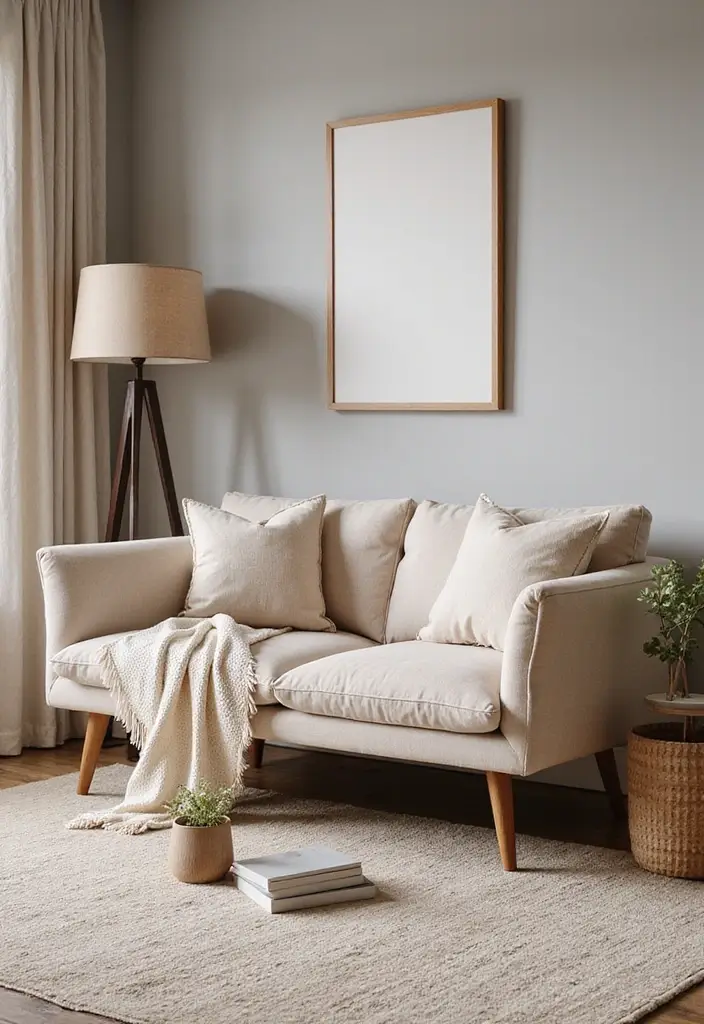 30 Sofa for Small Living Room Ideas That Maximize Comfort and Space 4 30 Sofa for Small Living Room Ideas That Maximize Comfort and Space - 4. Loveseats: Small but Mighty