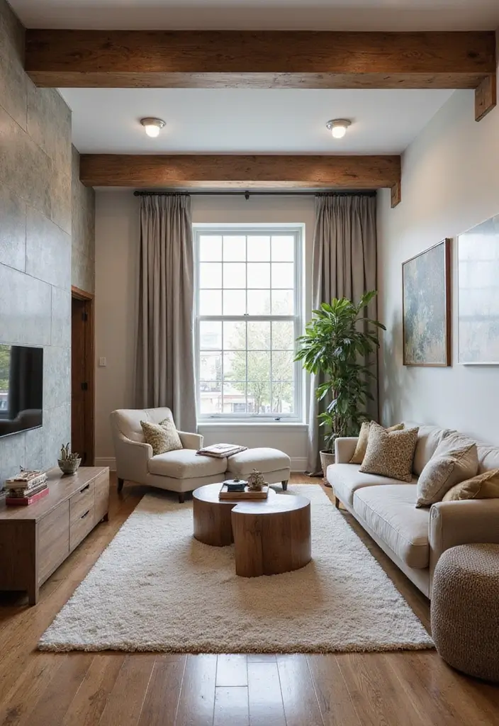 30 Wall Molding Living Room Ideas That Add Depth and Timeless Elegance 25 30 Wall Molding Living Room Ideas That Add Depth and Timeless Elegance - 25. Mixed Material Moldings