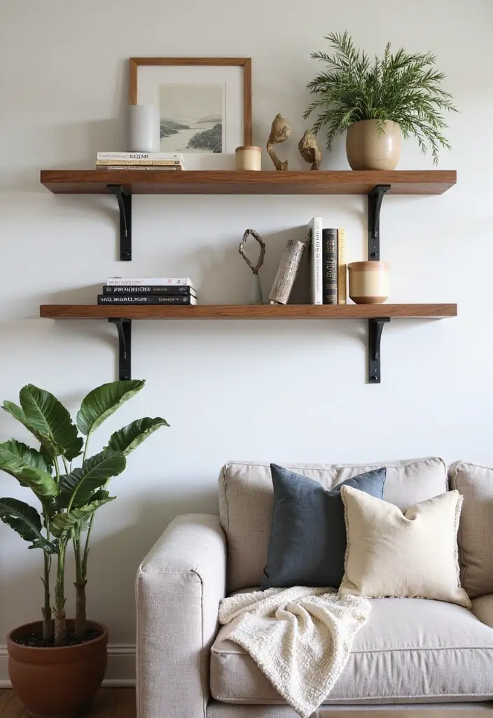 30 Wall Molding Living Room Ideas That Add Depth and Timeless Elegance 27 30 Wall Molding Living Room Ideas That Add Depth and Timeless Elegance - 27. Decorative Wall Brackets