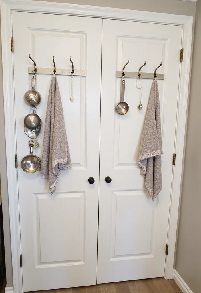 10 Basement Pantry Ideas for Organized Extra Storage - 7. Creative Use of Hooks