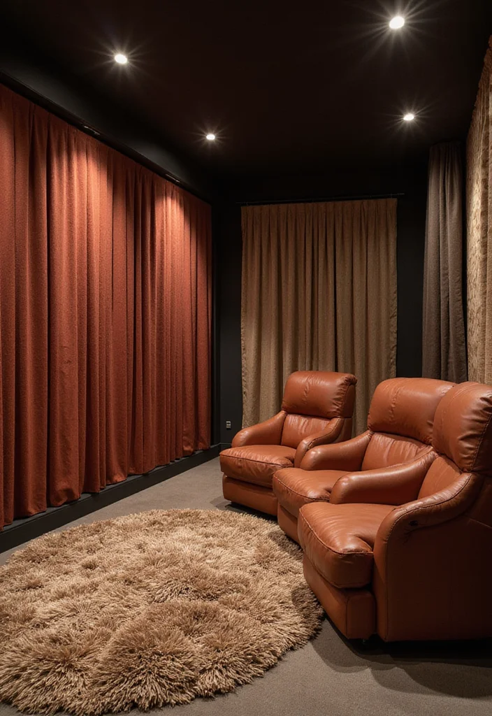 10 Basement Projector Ideas for Big Screen Home Theater - 5. Soundproofing for Enhanced Audio