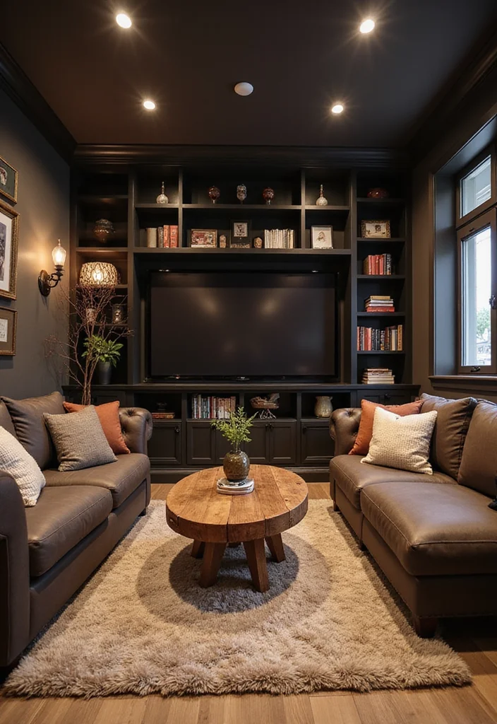 10 Basement Projector Ideas for Big Screen Home Theater - 7. Multi-Functional Space Ideas