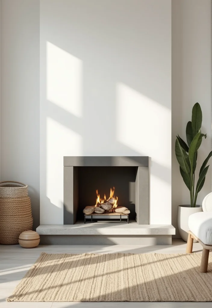 10 Bloxburg Fireplace Ideas for Cute Creative Builds - 8. Scandinavian-Style Fireplace